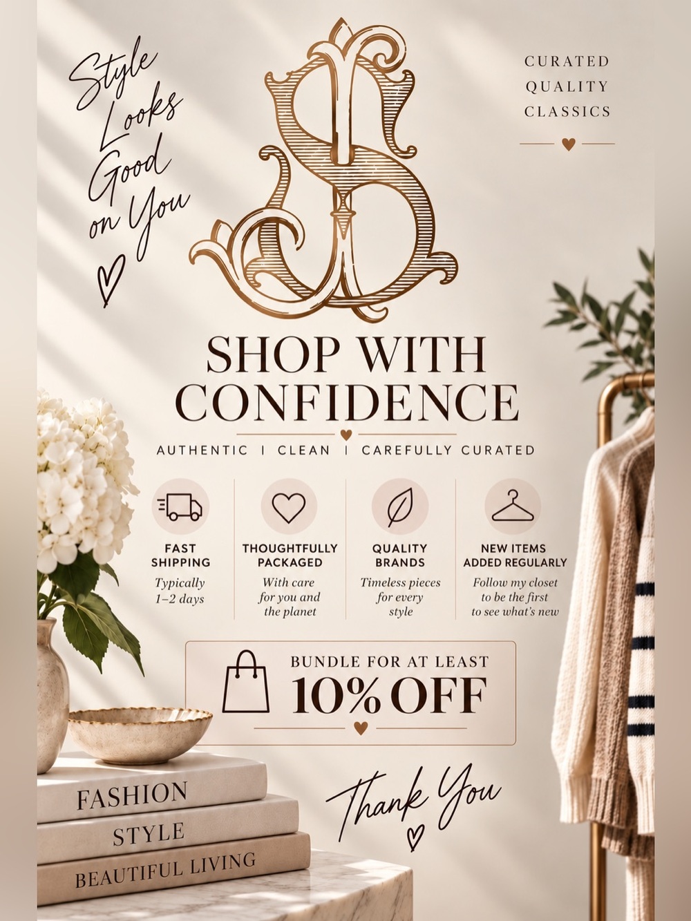 🛍️ Bundle items for at least 10% savings 🛍️